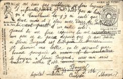 CPA Militaria Le train de 10h3