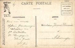 CPA Militaria Le toucher Les cinq sens du soldat 