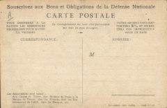 VINTAGE POSTCARD Militaria Goods National Subscription