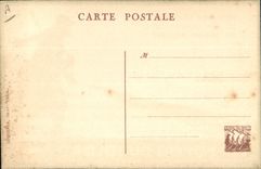 VINTAGE POSTCARD Militaria Hearths of the soldier Union Franco-American YMCA