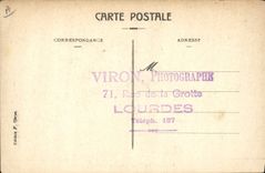 CPA Folklore Lourdes Berger des Pyrenees