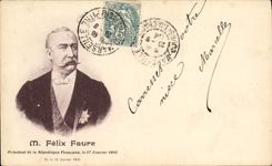 CPA Felix Faure President de la Republique Francaise