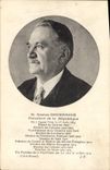 VINTAGE POSTCARD Gaston Doumerghe President of the Republic