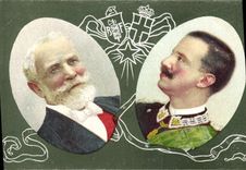 VINTAGE POSTCARD France Italy Loubet Italy