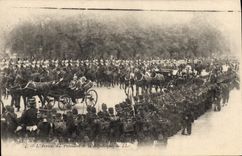 CPA MM le Roi d'Italie et la reine a Paris 1903 L'arrivee du President de la Republique