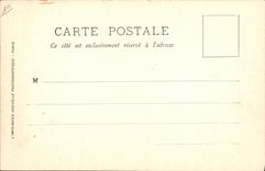 VINTAGE POSTCARD MM the King of Italy and the queen has Paris 1903 with the review general Andre Ministre for the war comes to greet