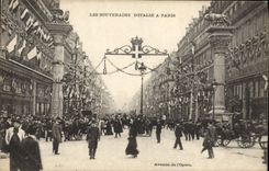 VINTAGE POSTCARD the sovereigns of Italy has Paris