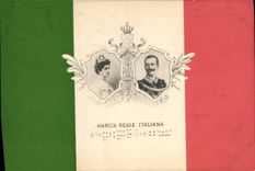 VINTAGE POSTCARD Marcia Reale Italiana
