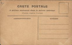 POSTAL de la VENDIMIA la lucha con la cuerda