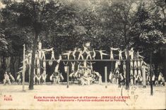 CPA Ecole normale de gymnastique et d'escrime Joinville le Pont Redoute de la Faisanderie Pyramide 