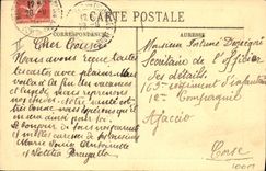 VINTAGE POSTCARD Marseilles Boat the Deck chair Charles Roux