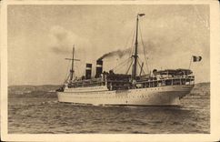 VINTAGE POSTCARD Boat Co Cyp Fabre S Canada