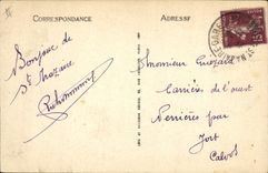 VINTAGE POSTCARD Saint-Nazaire Boat Cuba of the Transatlantic General Co