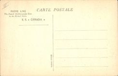 CPA Bateau Fabre Line SS Canada