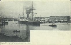 CPA Bateau Marseille Le Caledonien