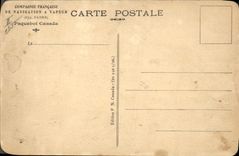 VINTAGE POSTCARD Bateau French Company of Navigation has vapor Paquebot Canada
