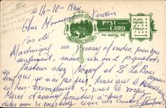 VINTAGE POSTCARD Boat Royal Mail Boat Brighton entering Newhaven Harbor