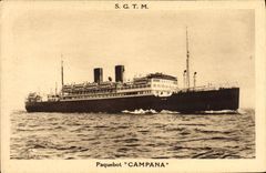 CPA Bateau SGTM Paquebot Campana