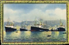 CPA Bateau Lloyd Sabaudo 