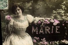 CPA Fantaisie Femme Marie Prenom