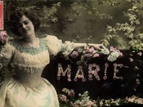CPA Fantaisie Femme Marie Prenom