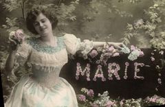 CPA Fantaisie Femme Marie Prenom