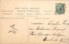 VINTAGE POSTCARD Fantasy Man Louis First name