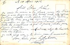 CPA Egypte Egypt Famille d'autruches Autruche