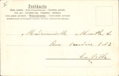 VINTAGE POSTCARD Insects Flowers