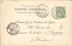 CPA Insectes Enfant Araignee