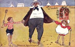 VINTAGE POSTCARD Fantaisie Illustrator Passivates Resistance Children