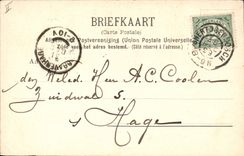 VINTAGE POSTCARD Fantasy Illustrator Windmills