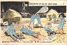 CPA Militaria Scenes militaires