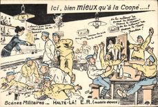 CPA Militaria Scenes militaires