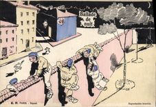 CPA Militaria Ballade de nuit