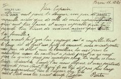 CPA Militaria Ballade de nuit