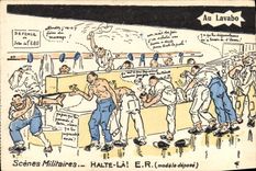 CPA Militaria scenes Militaires