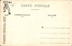 VINTAGE POSTCARD Militaria first days of a blue physical Examination