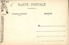 VINTAGE POSTCARD Militaria My ustensils and furbished military Girdles flannel