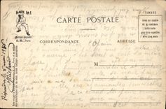 VINTAGE POSTCARD Militaria two brothers