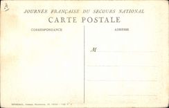 CPA Militaria Marianne Dans les flammes