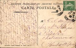 CPA Militaria Journee du Secours National