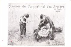 CPA Militaria Journee de l'orphelinat des Armees 20 juin 1915