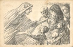 CPA Militaria Journee du Secours National