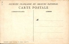 CPA Militaria Journee du Secours National