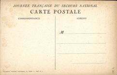 CPA Militaria Journee du Secours National