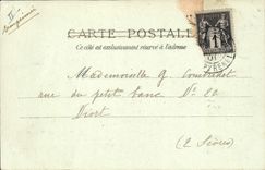 VINTAGE POSTCARD Folklore the High Pyrenees Isards on the mountain