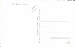 CPM Cinema Gerard Philipe 