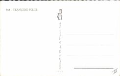 CPM Cinema Francois Perier 