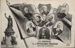 CPA Les Presidents de la Republique 